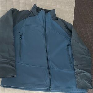 AVIA women’s Two-Tone Blue Performance Jacket size XL PLEASE CHECK MEASUREMENT